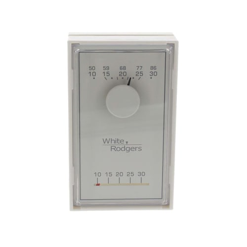 Emerson White Rodgers 24V Thermostat, Heat/Cool, Vertical, ­°C/°F